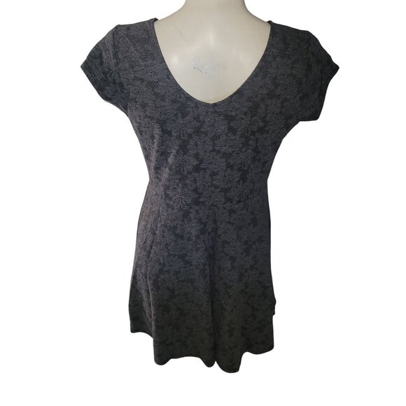 Im In Love With Derek Womens Stretch Grey Patterned Dress L - Picture 4 of 7